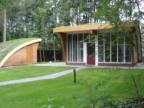 Bungalow Drenthe grasdak